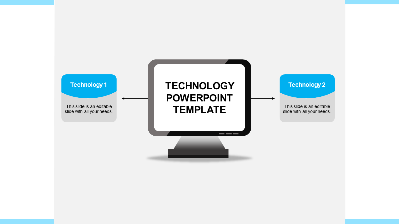 Attractive Technology PowerPoint Templates Slide Design